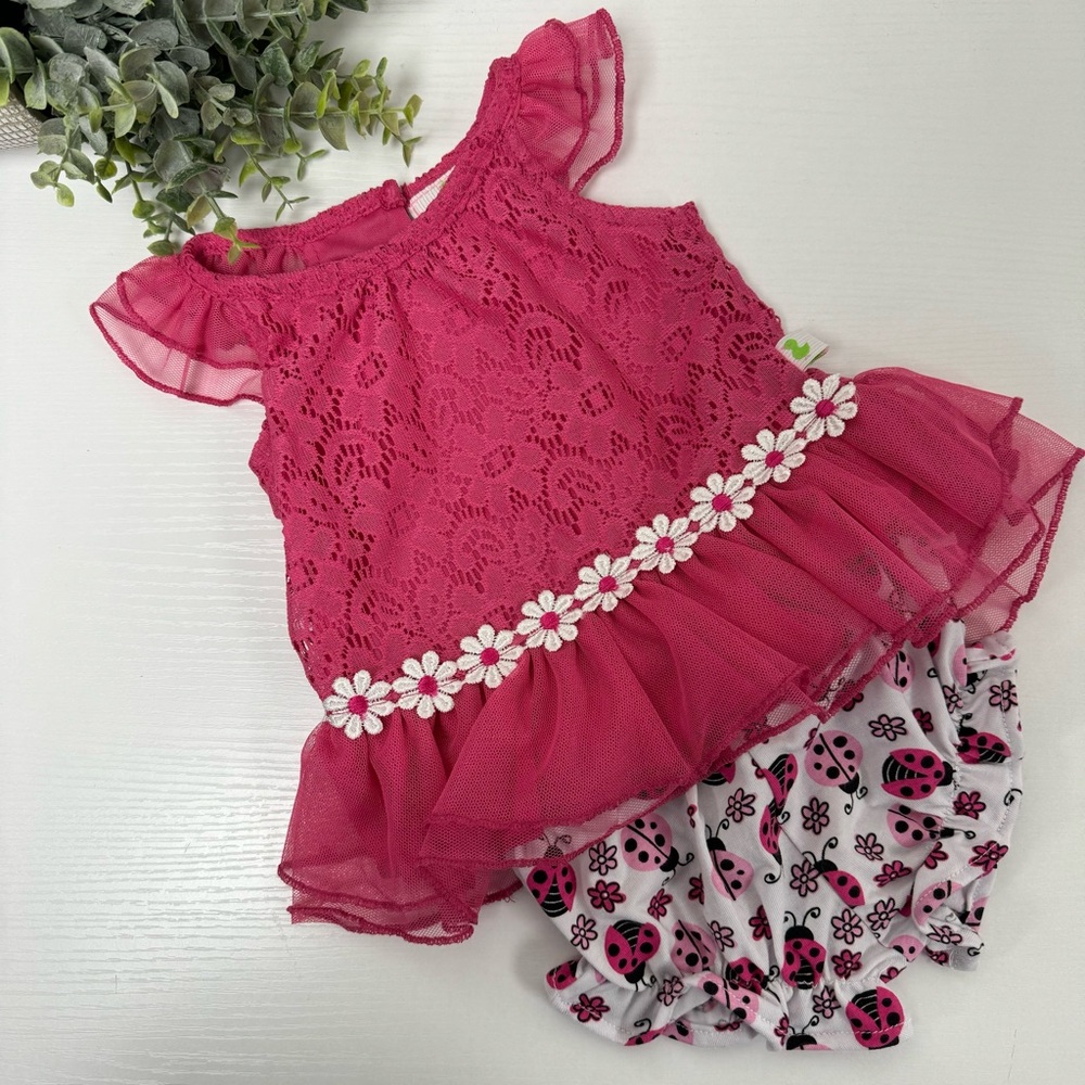 Duck Duck Goose 2pc Outfit - Size 3-6 M